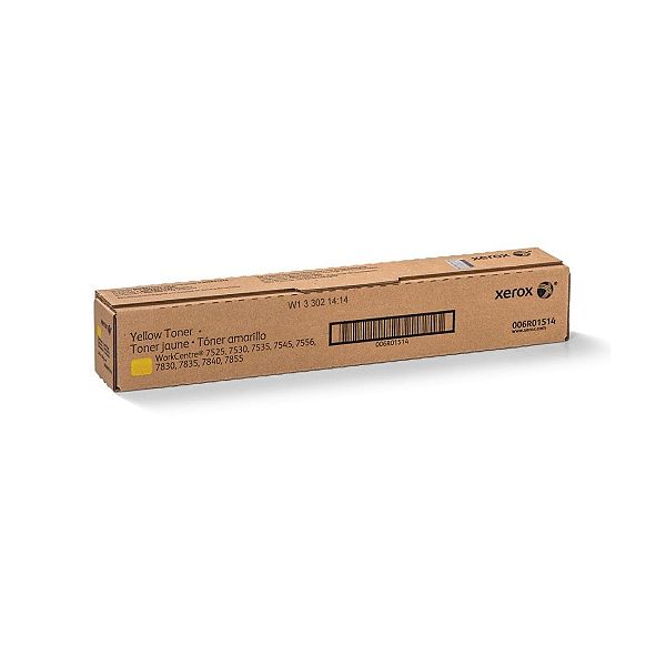 img921280 Xerox WorkCentre 7525, 7530, 7535, 7545, 7556 (006R01514) Toner Cartridge, Yellow - Image 1