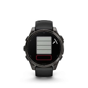 Garmin Fenix 8 Smart Watch 47 mm AMOLED Sapphire,Carbon grey DLC,Black/Pebble grey sil. band - Image 2