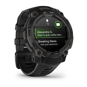 Garmin Instinct 3 Smart Watch 45 mm AMOLED Black with Black Band - Image 2