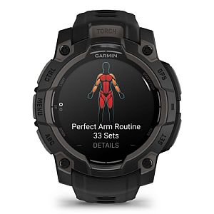 Garmin Instinct 3 Smart Watch 45 mm AMOLED Black with Black Band - Image 3