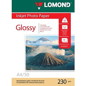 Lomond Photo Inkjet Paper Glossy 230 g/m2 A4, 50 sheets