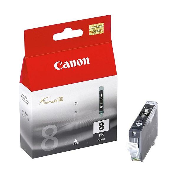 img850537 Canon CLI-8 BK (0620B001) Ink Cartridge, Black - Image 1