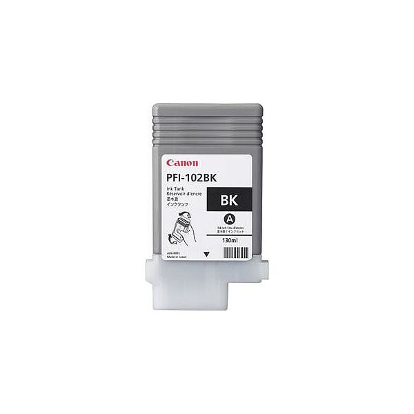 img128153 Canon PFI-102BK (0895B001) Ink Cartridge, Black - Image 1