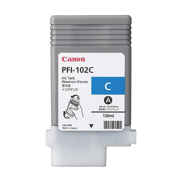 img699145 Canon PFI-102C (0896B001) Ink Cartridge, Cyan (SPEC) - Image 1