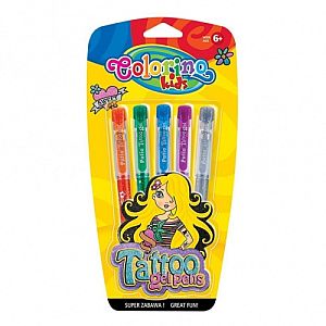 Colorino Kids Гель Татуировка 5 цветов блистер