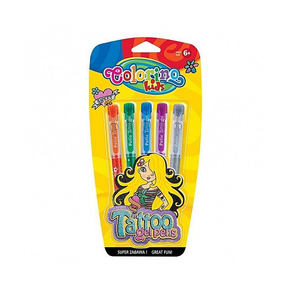 Colorino Kids Гель Татуировка 5 цветов блистер - Image 1