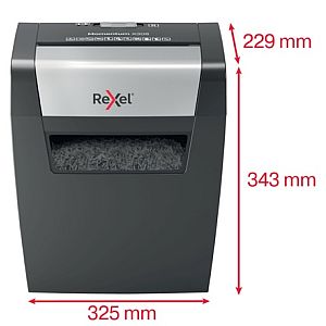Rexel Momentum X308 Paper Shredder Particle-cut shredding 5x42mm P-3 15L, Grey/Black - Image 4