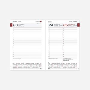Planning notebook calendar 2026 A5 red - Image 2