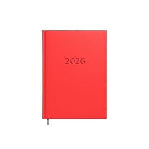 Planning notebook calendar 2026 A5 red