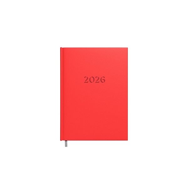 img502847 Planning notebook calendar 2026 A5 red - Image 1