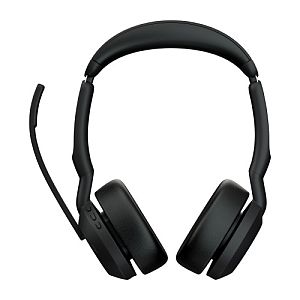 Jabra Evolve2 55 UC Stereo Link390c Wireless Headset, Bluetooth, USB-C, Black - Image 2
