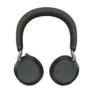 Jabra Evolve2 75 UC Link 380c Wireless Headset, Bluetooth, USB-C, Charging Stand, Black - Image 4