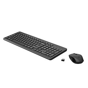 HP 330 Combo Wireless Keyboard + Mouse RF Wireless, US Int, Black - Image 2