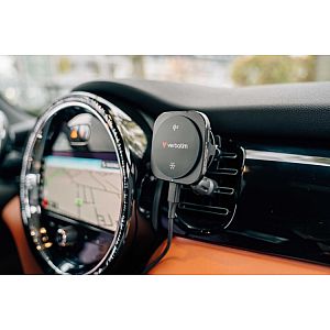 Verbatim 31861 Charge 'n' Drive Qi2 Magnetic Wireless Car Charger, Black - Image 3
