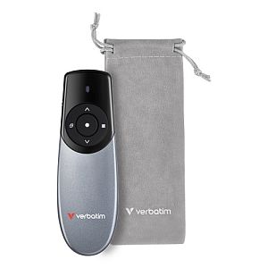 Verbatim 32365 Focus Wireless Presenter with Red Laser Pointer, Grey/Black - Image 3