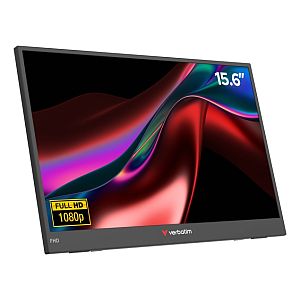 Verbatim 32401 Portable Monitor LIGHT 15.6'' IPS FHD 1920x1080 10ms 250cd/m2 60Hz, Black - Image 2