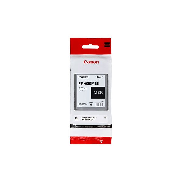 img395102 Canon PFI-030MBK (3488C001) Ink Cartridge, Matte Black - Image 1
