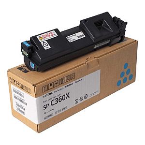 Ricoh SP C360X (408251) Toner Cartridge, Cyan (SPEC)