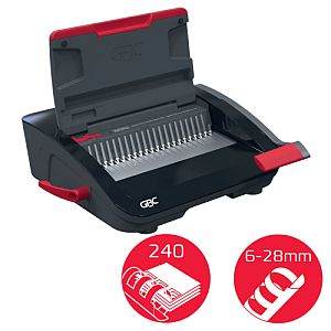 GBC CombBind CB20 Manual Binding Machine A4/A5, Black - Image 2