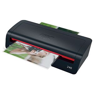 GBC 240 Home Office Laminator A4, 400 mm/min, Black/Red