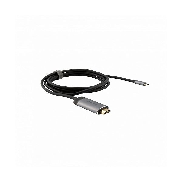 img988048 Verbatim 49144 USB-C to HDMI 4K Adapter, USB 3.1 GEN 1, HDMI 4K (60Hz), 1.5m Cable, Grey/Black - Image 1
