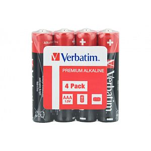 Verbatim 49500 Alkaline Batteries AAA LR03 (4 pcs/Pack) - Image 2