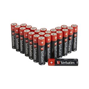 Verbatim 49504 Alkaline Batteries AAA LR03 (24 pcs/Pack)