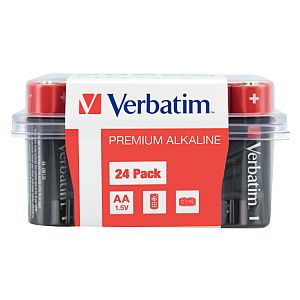 Verbatim 49505 Alkaline Batteries AA LR6 (24 pcs/Pack) - Image 2