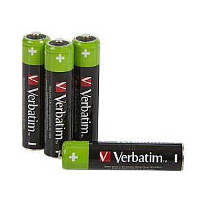 Verbatim 49514 Rechargeable Batteries NiMH AAA HR03 950mAh (4 pcs/Pack) - Image 4