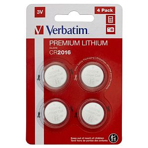Verbatim 49531 Lithium Batteries CR2016 3V (4 pcs/Pack) - Image 4
