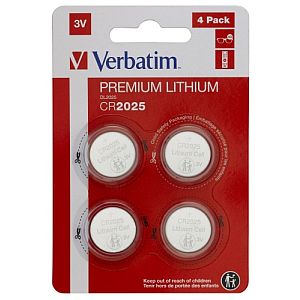 Verbatim 49532 Lithium Batteries CR2025 3V (4 pcs/Pack) - Image 4