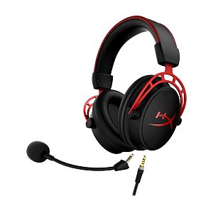 HyperX Cloud Alpha Wired Gaming Headset 3.5 mm jack, Black-Red - Image 4