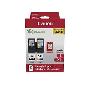 Canon PG-540L/CL-541XL (5224B012) Photo value pack Ink Cartridge Multipack, BK/CMY