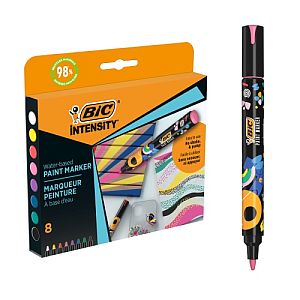 BIC Intensity Paint Marker 8 colours set