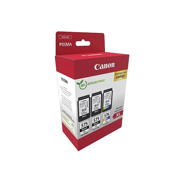 img683328 Canon PG-575XL/CL-576XL (5437C004) Ink Cartridge Multipack, BK/CMY - Image 1