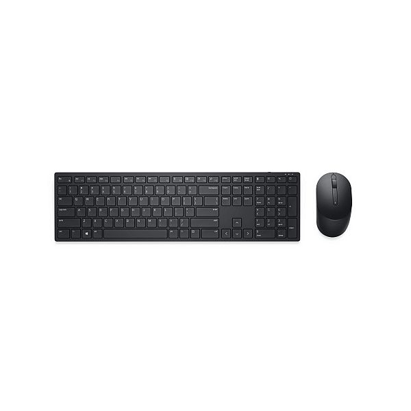 img372210 Dell Pro KM5221W Wireless Keyboard and Mouse, RF Wireless, US Int, Black - Image 1