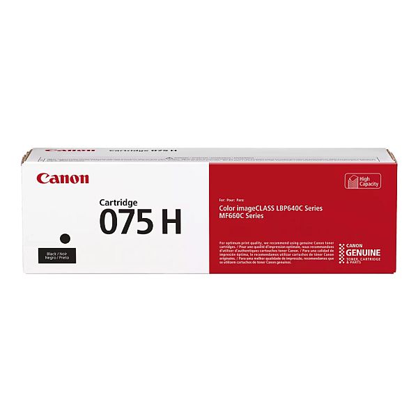img766908 Canon CRG 075H BK (6369C002) Toner Cartridge, Black - Image 1