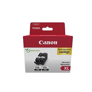 Canon PGI-550XL PGBK (6431B010) Ink Cartridge Multipack, Black