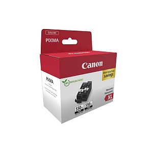 Canon PGI-550XL PGBK (6431B010) Ink Cartridge Multipack, Black - Image 2