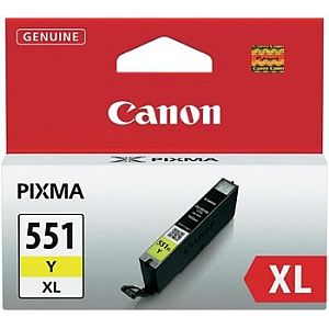 Canon CLI-551YXL (6446B001) Ink Cartridge, Yellow