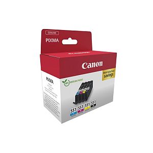 Canon CLI-551 (6509B016) Ink Cartridge Multipack, C/M/Y/BK - Image 2