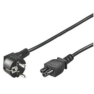Goobay NK 114 S-180 Power Cord CEE 7/7 (Type-F) to C5, 1.8 m, Black - Image 2