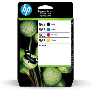 HP 963 4-pack (6ZC70AE) Ink Cartridge Multipack, BK/C/M/Y