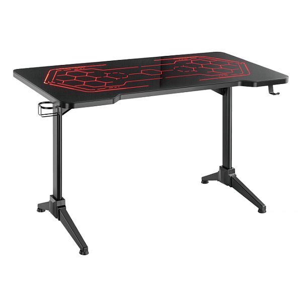 img591203 Up Up CyberArena RGB Gaming Desk (SPEC) - Image 1