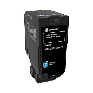Lexmark 74C2SC0 Toner Cartridge, Cyan