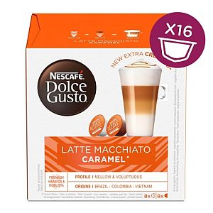 Nescafe Dolce Gusto Caramel Latte Macchiato Coffee, 16 capsules - Image 4
