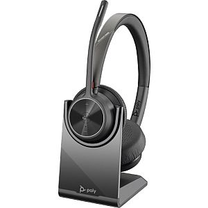 Poly Voyager 4320 MS Teams Wireless Headset, Bluetooth, USB-C, +BT700 dongle, +Charging Stand, Black - Image 2