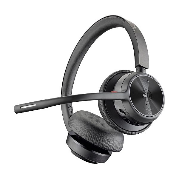 img507453 Poly Voyager 4320 MS Teams Wireless Headset, Bluetooth, USB-C, +BT700 dongle, +Charging Stand, Black - Image 1