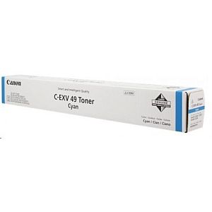 Canon C-EXV 49 (8525B002) Toner Cartridge, Cyan - Image 2