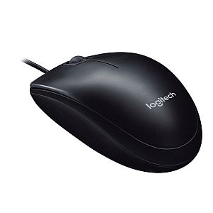 Logitech M90 Wired Mouse, USB Type-A, Optical, 1000 DPI, Black - Image 3
